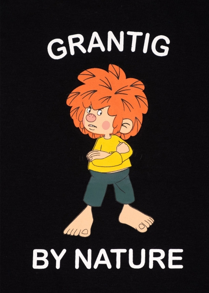 T-Shirt "Grantig by nature" - schwarz, v2